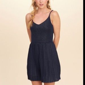 Shimmery Pleated Dress